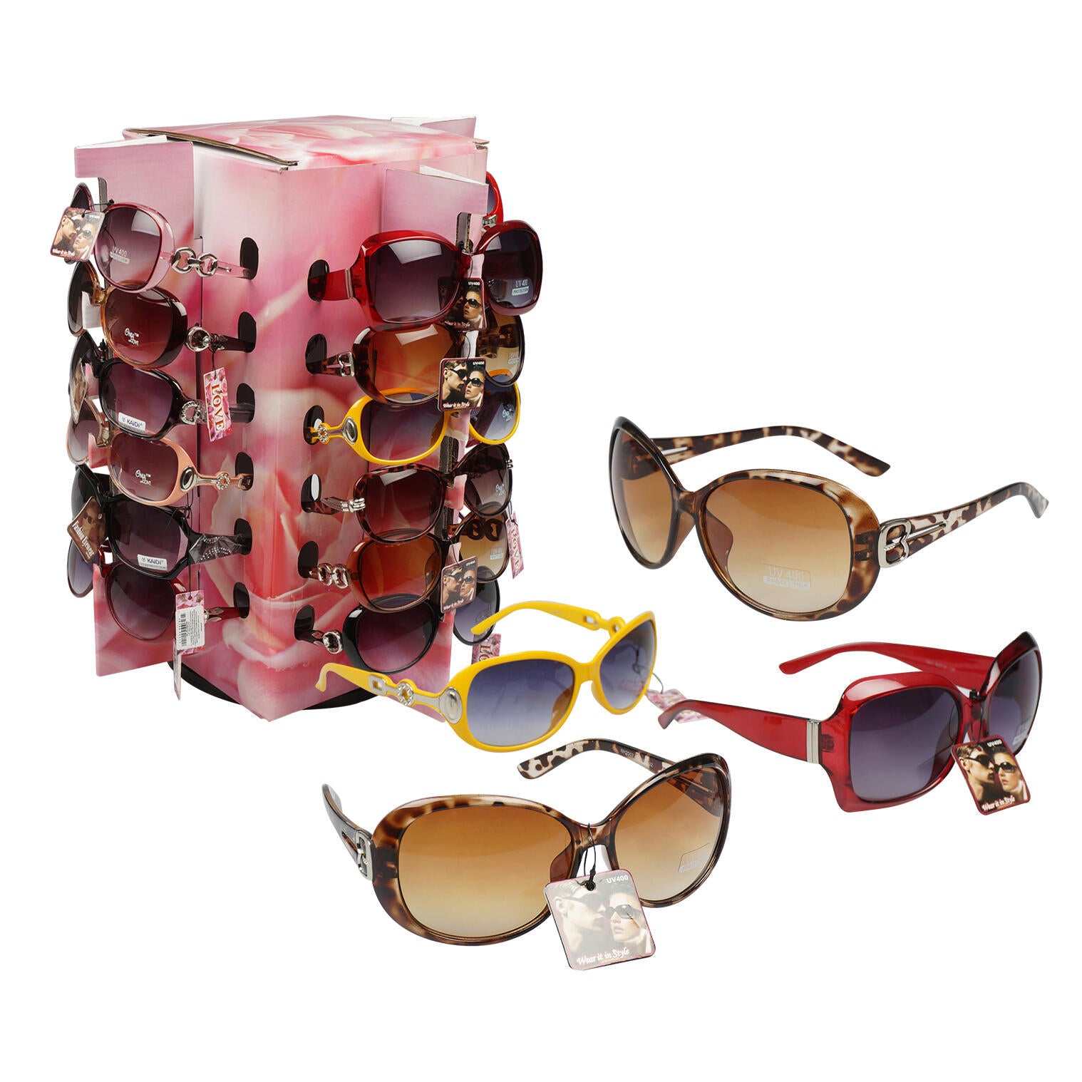 Ladies Sunglasses - Assorted Lens Colors and Designs