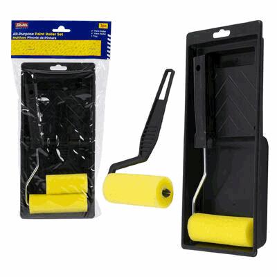 PAINT ROLLER SET,3pc3"&4" FOAM