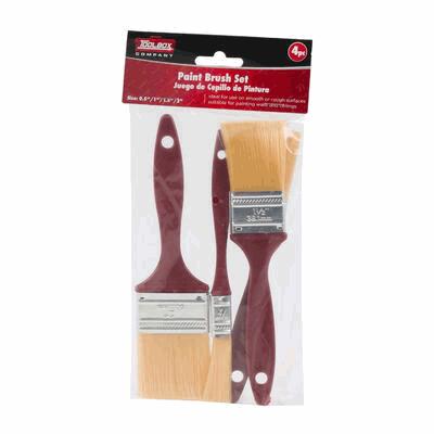 PAINT BRUSH SET,4pc 0.5"/1"/1.