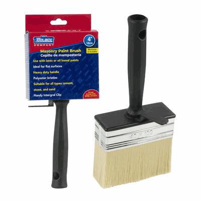 PAINT BRUSH,4" PLSTC BLK HNDL