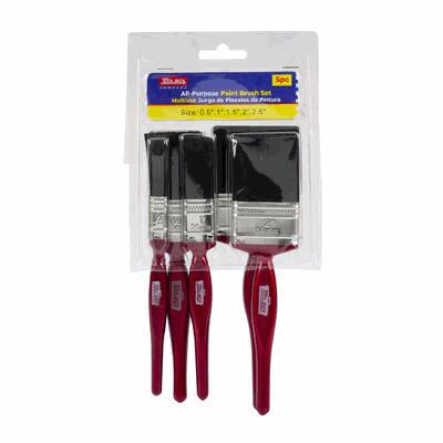 PAINT BRUSH SET,5pc AST SZ DLX