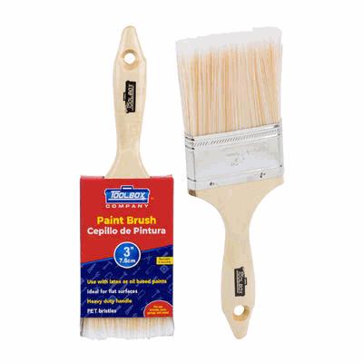 PAINT BRUSH,3" WOOD HND