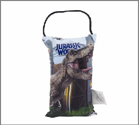 DOOR KNOB PILLOW,16"JURASSIC W