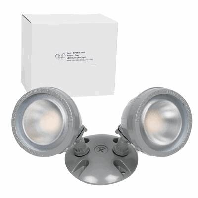 SPOTLIGHT,LED DUAL GREY