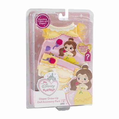 Packaged doll accessory set with a character design on a white background