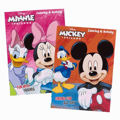 CLRN'G BOOK,64pg MICKEY & MINN