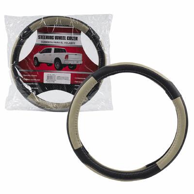 STEERING WHEEL COVER,14" BLACK