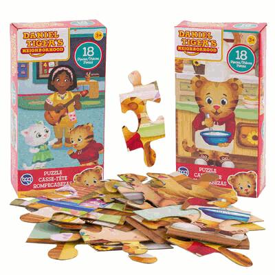 PUZZLE,18pc DANIEL TIGER ASST