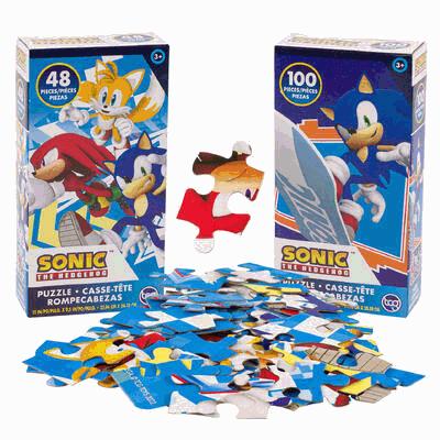 PUZZLE,48 & 100pcsSONIC HEDGEH