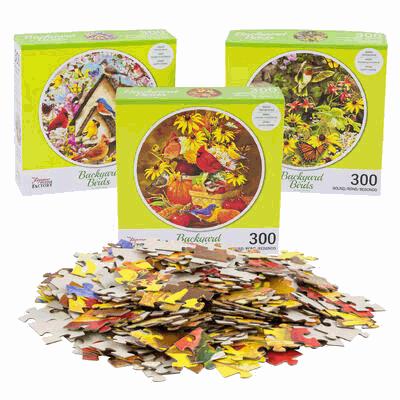 PUZZLE,300pcBACKYARD BIRDS ROU