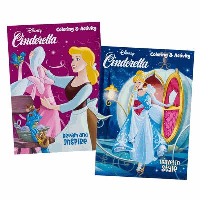 CLRN'G BOOK,64pgCINDERELLA 2AS