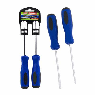 SCREWDRIVER SET,2pc 7"L