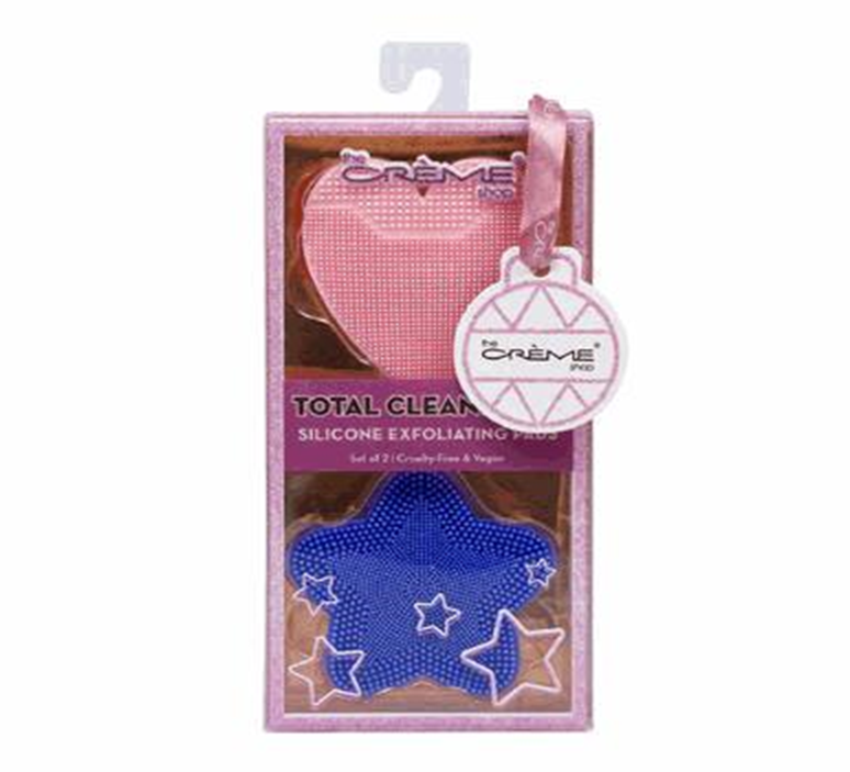 2-Piece Silicone Exfoliating Pads – Gentle Facial Cleansing Massage