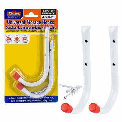 STORAGE HOOK,2pc 15mm w/SCREWS