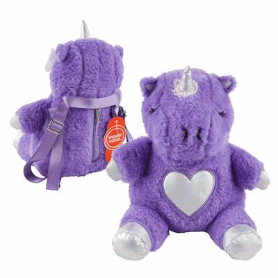 PLUSH BACKPACK,UNICORN CRITTER