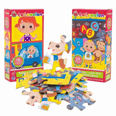 PUZZLE,18&24pcCOCOMELON ASST