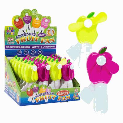FAN,5" HANDHELD FRUITS 2 AST
