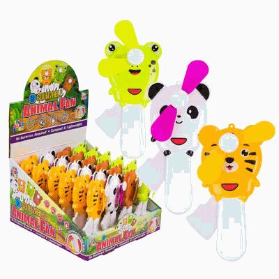FAN,5" HANDHELD ANIMALS 4AST C