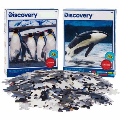 PUZZLE,300pc 3D AQUATIC ANIMAL