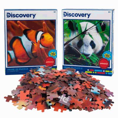 PUZZLE,300pc 3D WILDLIFE/MARIN