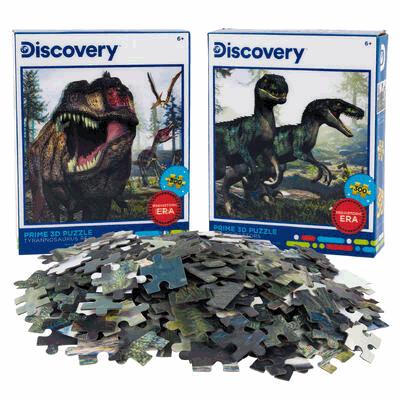 PUZZLE,300pc 3D DINOSAURS 2AST