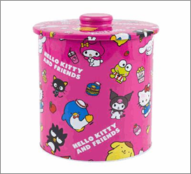 Round Canister 8.5"H 135.25oz – Hello Kitty & Friends