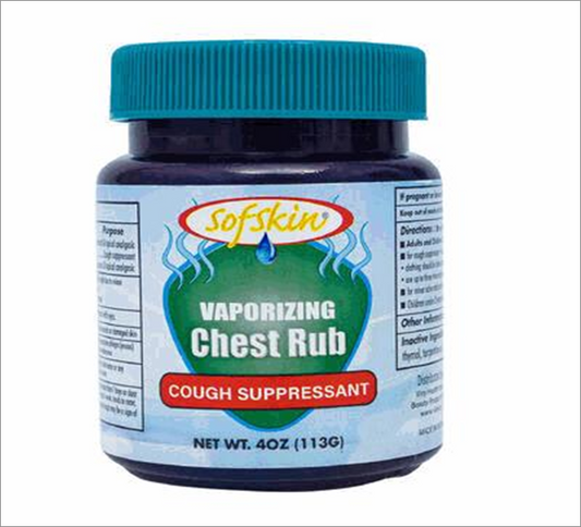 Vapor Rub 4oz – 2% Menthol Soothing Relief Balm