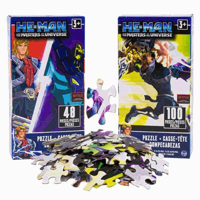 PUZZLE,48&100pcs HE-MAN ASST