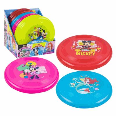 TOY,9"FLYING DISK DISNEY ASTD