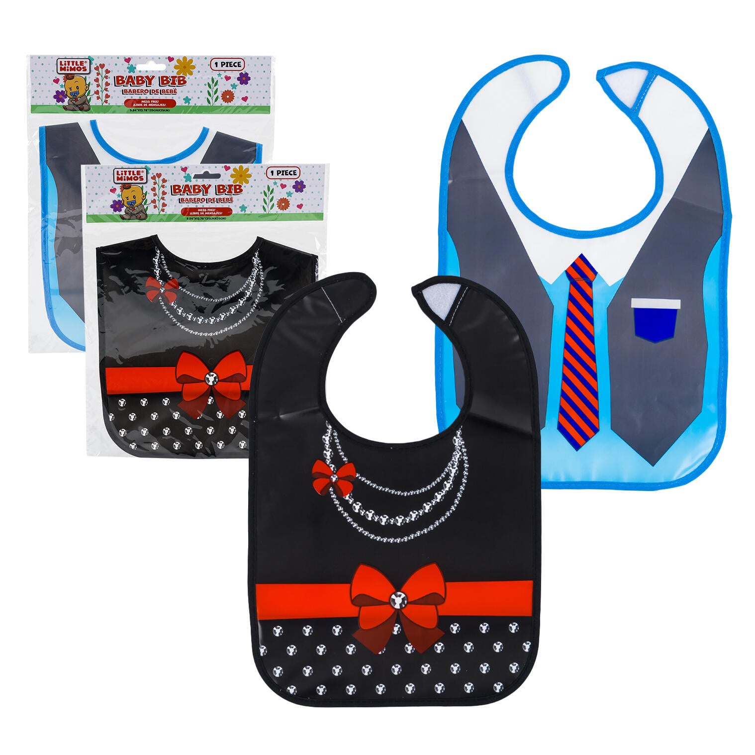 Little Mimos Baby - 14'' - 1 Piece Per Pack - Mess Free - Assorted Design