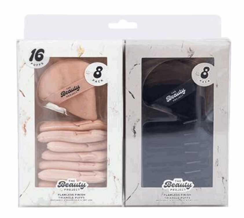 16pc Triangle Makeup Sponge Set – Soft Blending Face Puffs