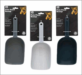 Medium Pet Food Scoop – 3 Assorted Colors