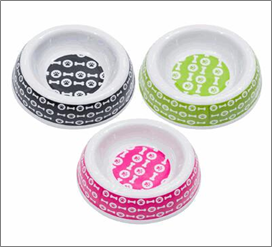 Small Decorative Melamine Pet Bowl – Durable & Stylish