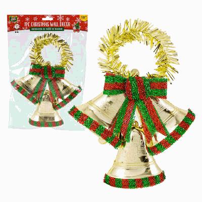 HANGING DECOR,1pc 10"H BELL w/