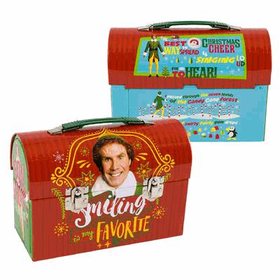 XL Christmas Carry All Tin – 9" x 3.5" Holiday Storage & Gift Container