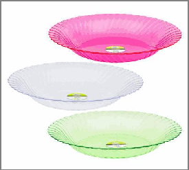 SERVING PLATTER,13" RND EMBOSS