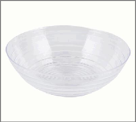 SALAD BOWL,11.2" EMBOSSED DSGN