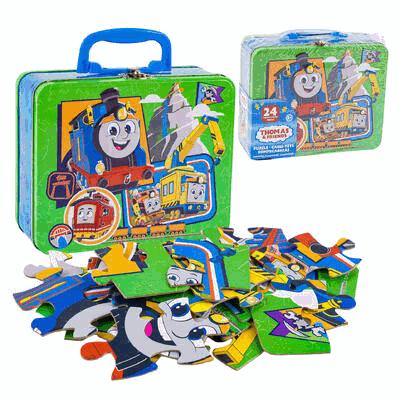 TIN LUNCHBOX w/PUZZLE,24pcTHOM