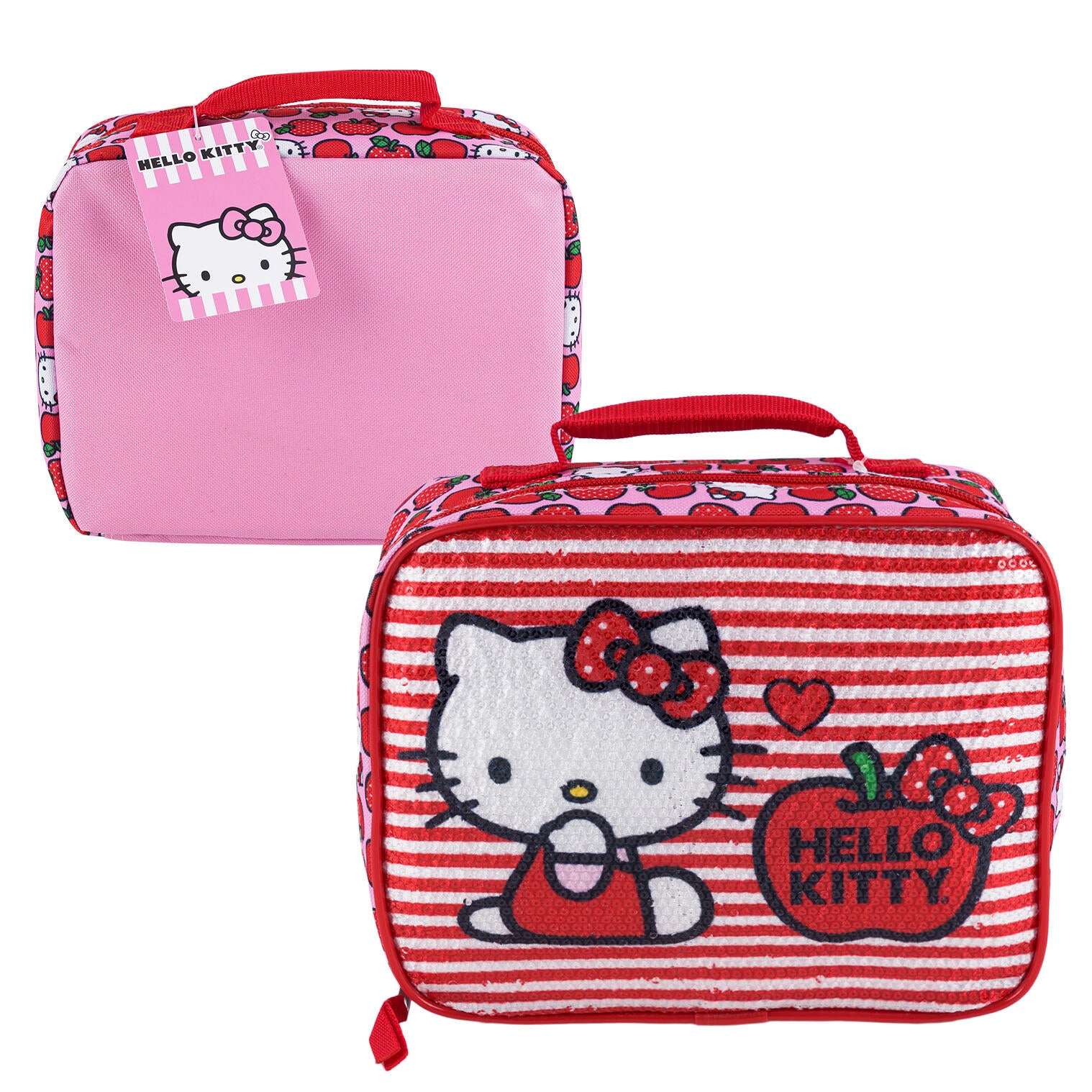 Hello Kitty Red and White Insulated Lunch Bag