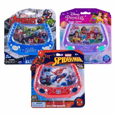 TOY,DSNEY/MVL WATER GAME 3AST