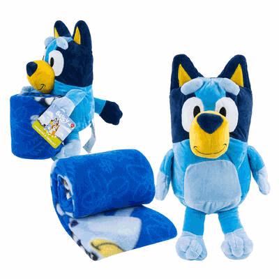 HUGGER&THROW SET,2pcBLUEY SWEE