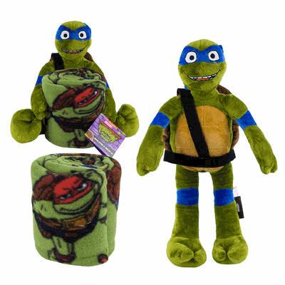 HUGGER&THROW SET,2pcTMNT TURTL