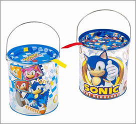 Canister 6.25"H – Clear Sonic Design with Handle