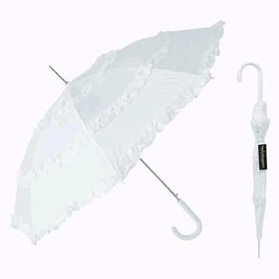 UMBRELLA,48"L w/3RUFFLES PARAS
