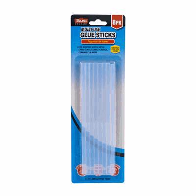 GLUE GUN REFILL STICK,8" 8pc C
