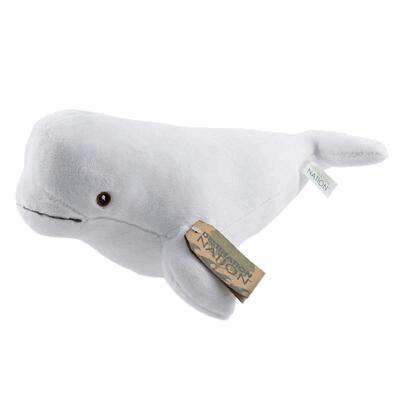 PLUSH,15.5"BELUGA WHALE