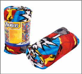 THROW,40"X50"AVENGERS SILK TOU