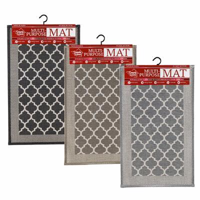 DOOR MAT,18"X30", JACQUARD WOV