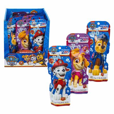 TOY,4oz BUBBLE 2GO PAW PATROL