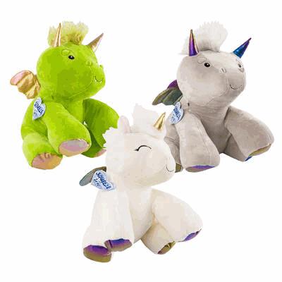 PLUSH,14"H FANCY FLIER UNICORN
